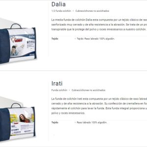 FUNDAS COLCHÓN Y ALMOHADA